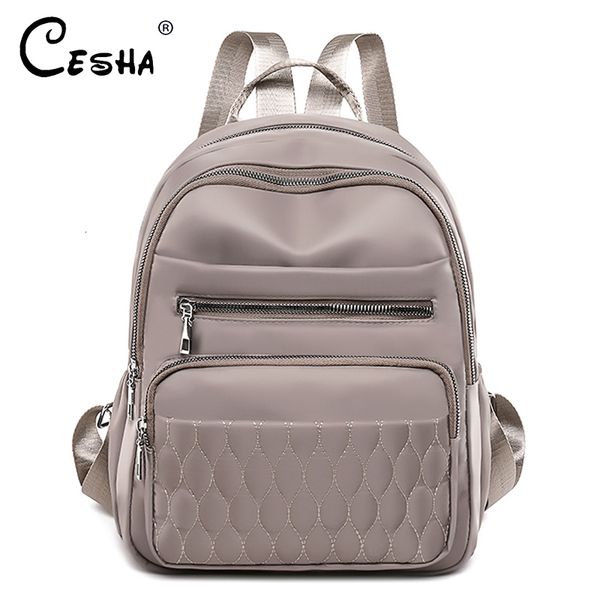 

school bags fashion casual women travel backpack pretty style girls schoolbag backpack soft fabric multi-pockets backpack sac 230206
