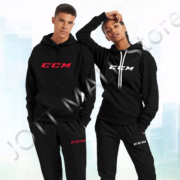 

men's tracksuits men's tracksuit ccm print 2 pieces sets sweatshirtsweatpant brand print sportswear casual sport clothes jogger ma, Gray