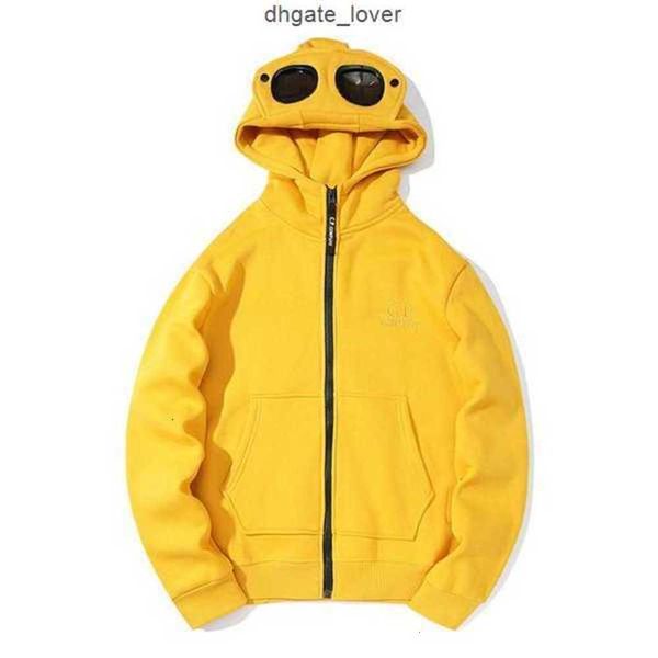 

men hoodie autumn winter round lens cp sweatshirt pullover pure cotton zipper hooded fleece korean harajuku oversize jacketl6q5, Black