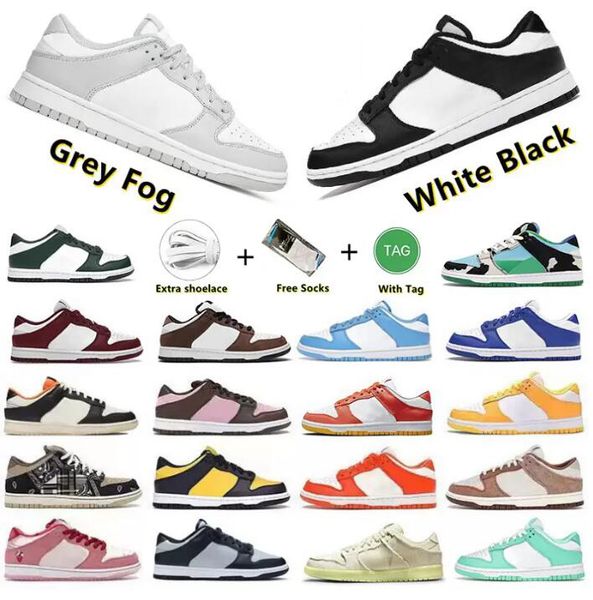 

running shoe panda sb dunks low men women shoes sneaker white black unc blue grey fog triple pink syracuse candy vintage green sail cherry m