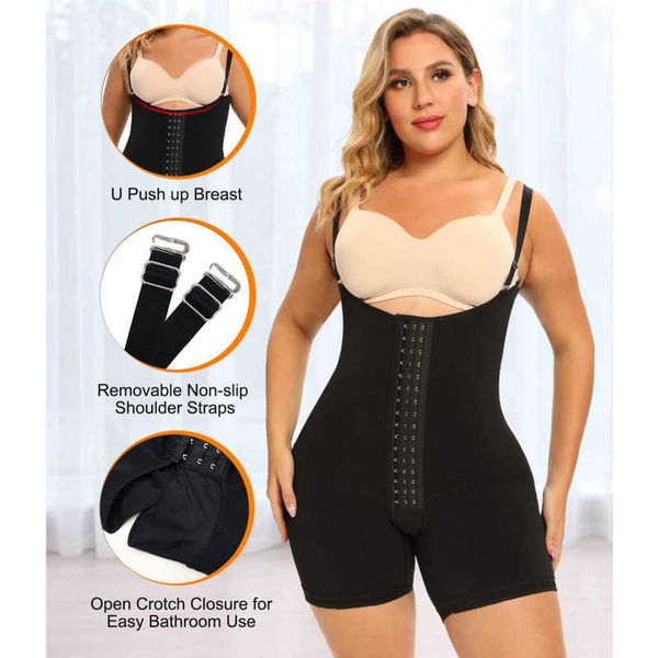 

waist and abdominal shapewear fajas colombiana trainer body shaper corset corrective slimming underwear bodysuit sheath tummy control 0719
