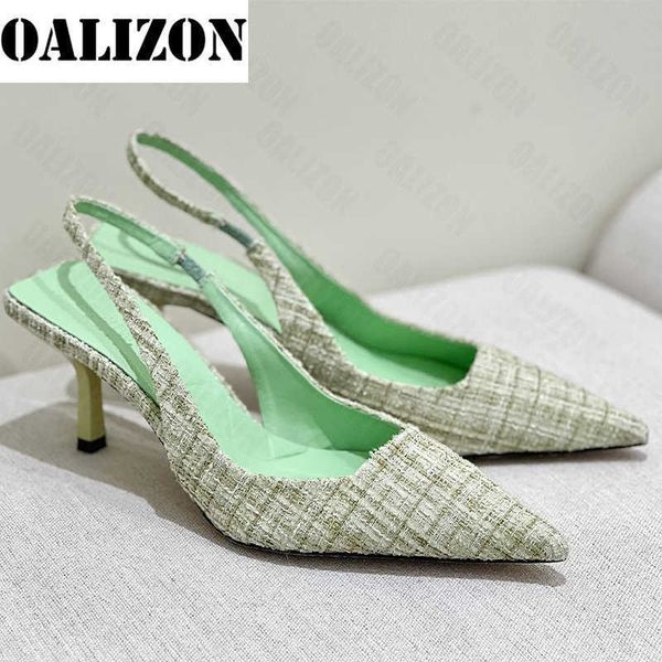 

sandals 2023 summer new high heels shoes women sandals designer pointed toe pumps wedding party shoes stilettos dress mujer zapatos g230207, Black