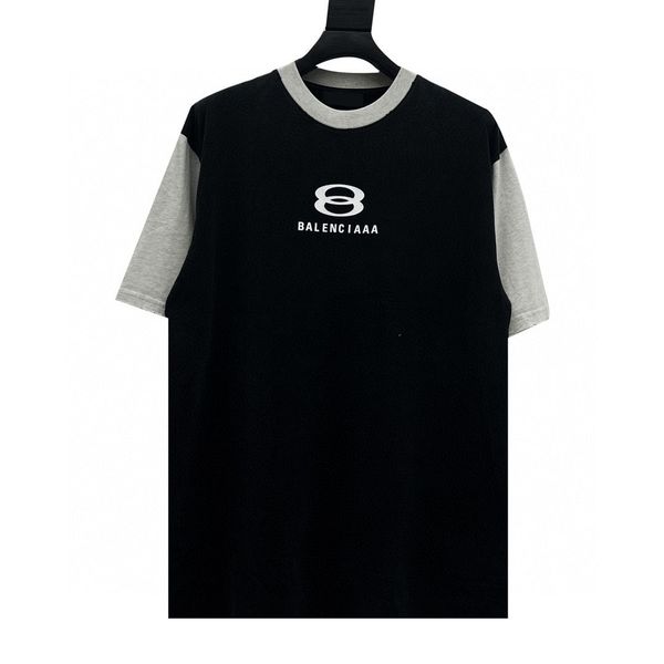 

men's plus tees polos round t-shirt plus size neck embroidered and printed polar style summer wear with street pure cotton n4, Black;brown