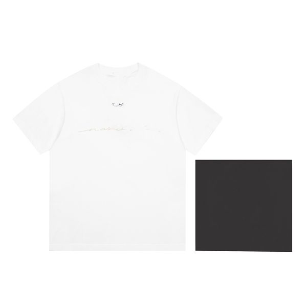 

men's t-shirts fashion men t-shirt channel 2023 new cotton soft wrinkle resistant printing letters casual student couple short lining 0, White;black