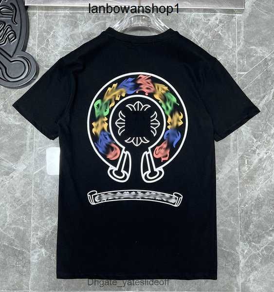 

luxury classics mens t shirts fashion designers brand crew neck short sleeves tees ch men women t-shirts sweater casual horseshoevew0, White;black