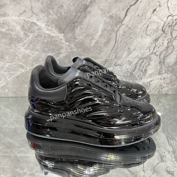 

2023 luxury designer sneakers dress shoes luxury calfskin zero custom women men's sports lace up trainers technical casual size34-46 xs, Black