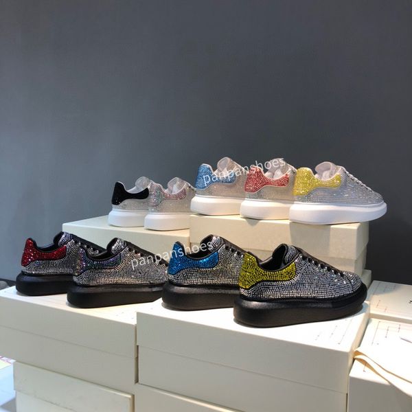 

2023 casual shoes designer leather lace up plate-forme men fashion platform sneakers white black mens womens luxury size34-46