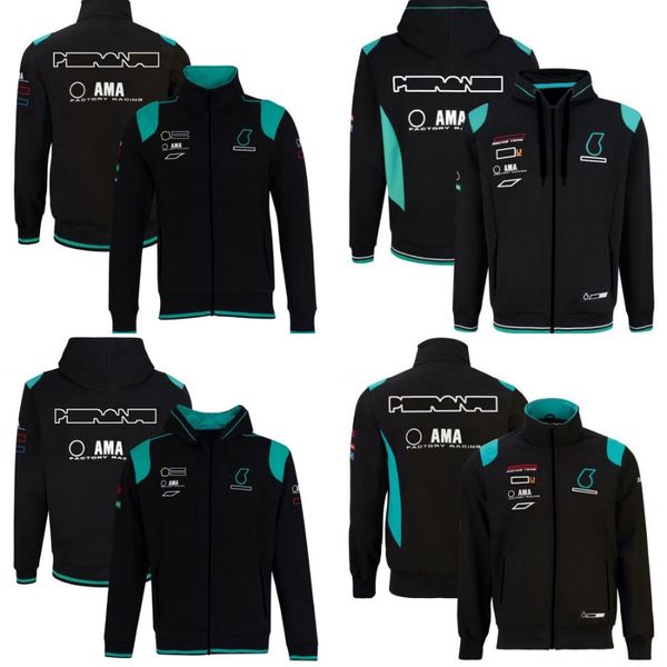 

motocross racing team hoodie 2023 new motorcycle ride blue black keep warm hoodies sweatshirt men's windproof zipper jacket