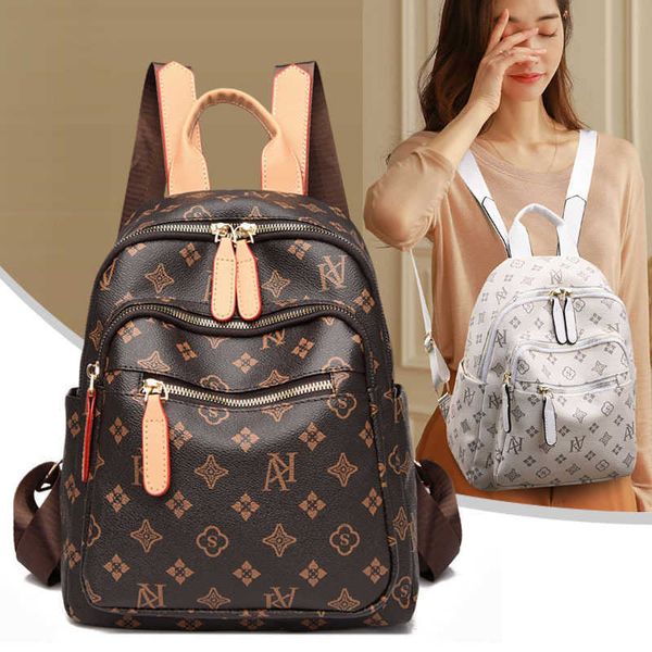 

backpack bag 2023 new printing large capacity travel backpack flower style leisure versatile women bag