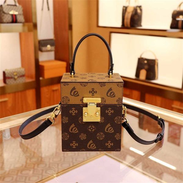 

60% off handbags online usa old flower portable square fashion versatile hard texture women's bag