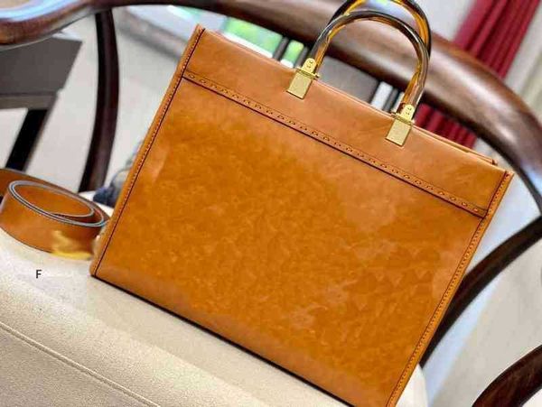 

shopping bags shoulder casual tote brown leather handbag women designer handbags tote fashion crossbody bag practical large capacity