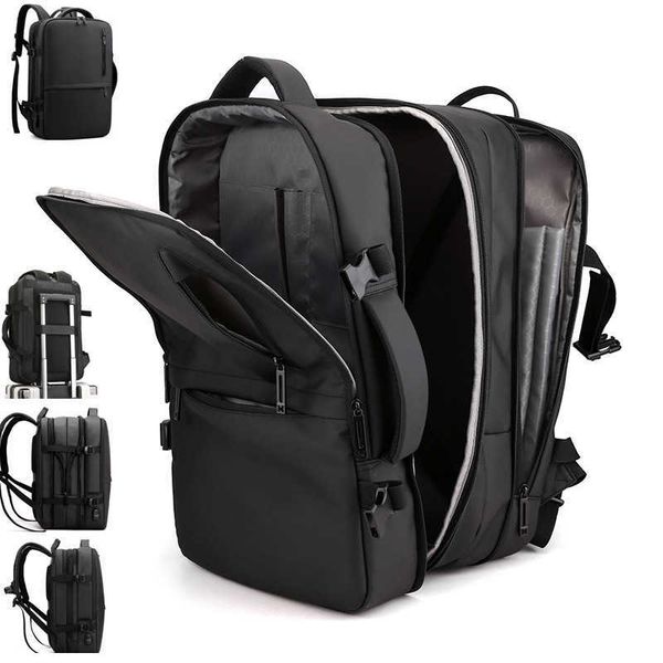 

backpack cfun ya luxury expandable travel backpack 15.6"lapbackpacks anti theft black bagpack men schoolbag usb male bag rucksack 02072