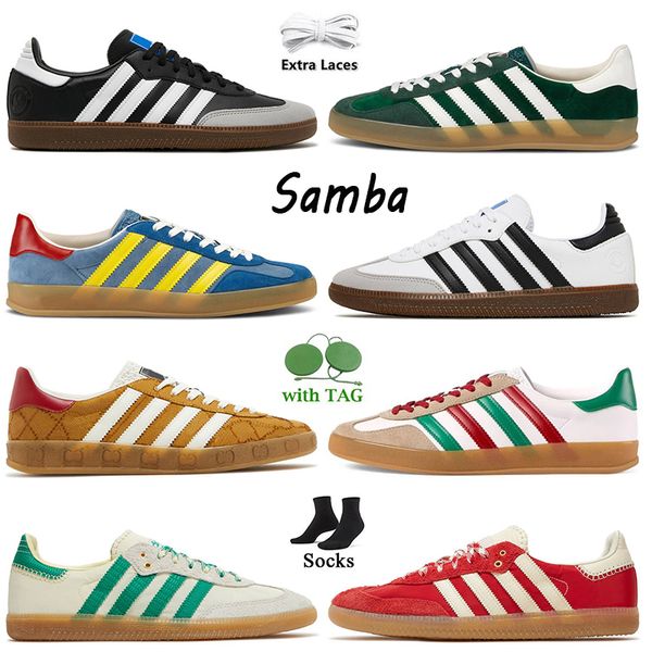 

samba running shoes originals sambas gazelles vega black white gum pink velvet grey bliss orange red light blue suede argentina for women me
