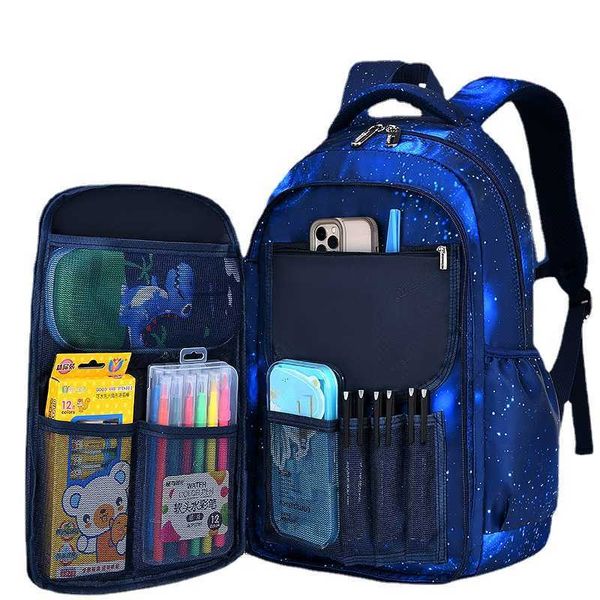 

backpack grade 1-3-6 new kids backpack for boys large capacity school backpack children waterproof primary schoolbags mochila escolar 020723