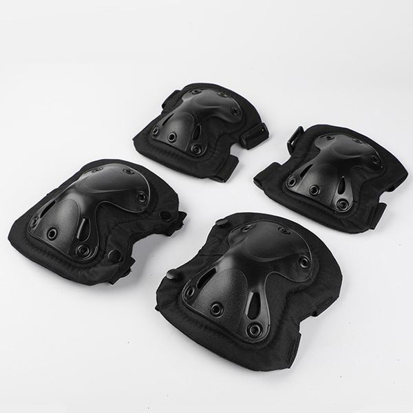 

ankle support tactical kneepad elbow knee pads military protector army airsoft outdoor sport working hunting skating safety gear kneecap 230, Blue;black
