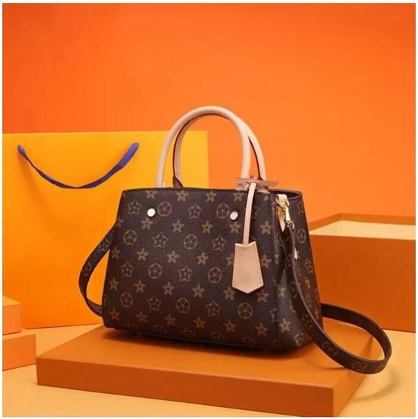 

2023 new handle bags leather handbags women luxury shoulder bags messenger crossbody bag designer handbag tote women's satchel m41053