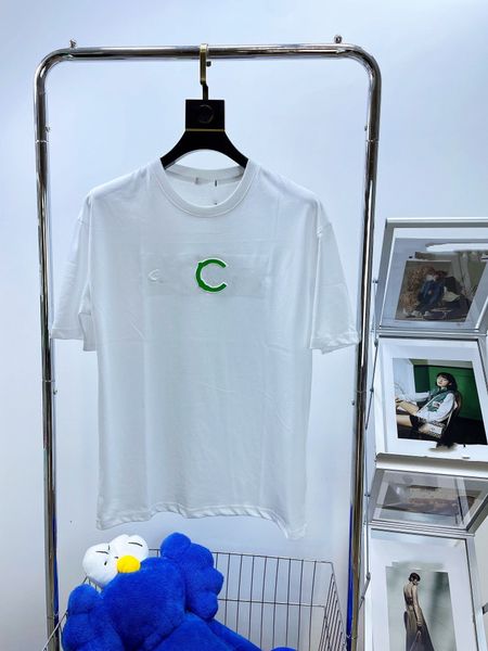 

men's t-shirts fashion men t-shirt channel 2023 new cotton soft wrinkle resistant printing letters casual student couple short lining 0, White;black