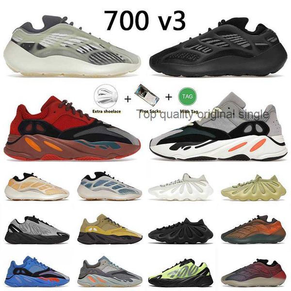 

2023 designer 700 v3 sneakers v2 running shoes fade salt alvah hi-res red blue vanta honey flux for men women kyanite sports, Black