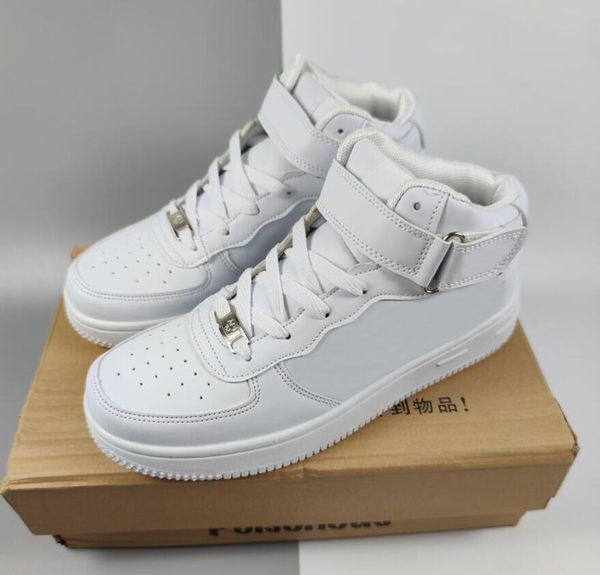 

shoes casual 1 mid gs all white quartz men retros forces 1s high jumpman sneakers 314195-113
