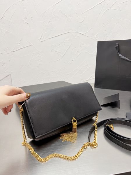 

2023 summer new women bag designer bag single shoulder bag tassel fashion crossbody bag luxury handbag chain large capacity purse