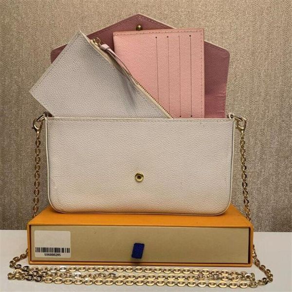 

2022 designer bag 3 piece women mini bags handtasche shoulder bag womens crossbody leather handbag 879256t