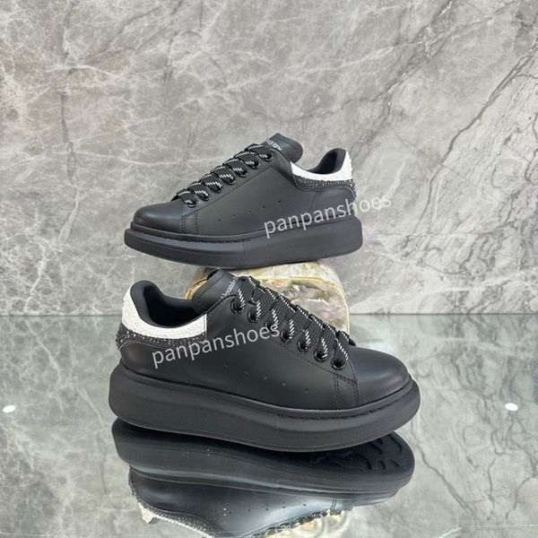 

2023 designer sneakers mens women casual shoes lace up trainers mesh calfskin retro sneaker outdoor splicing styling size34-46, Black