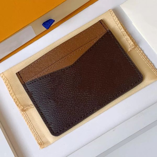 

neo card holder coated canvas m60166 woman designer fashion lady wallet 4 6 coin case pocket organizer pouch pochette cle double w322l, Brown;gray