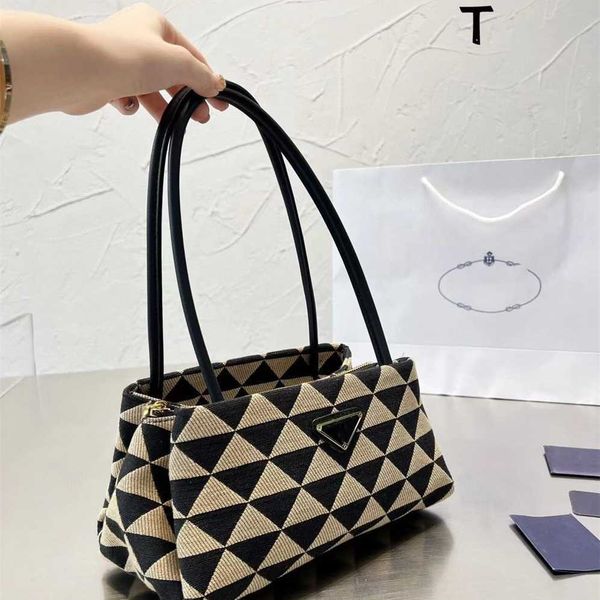 

79% off bags outlet store new slim hand triangle fabric diamond geometric canvas simple atmosphere armpit shoulder women's bag