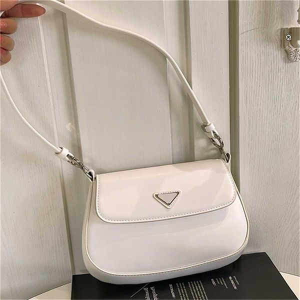 

designer handbag store 60% off purse minority white french armpit new female summer feeling stick single shoulder half moon bag
