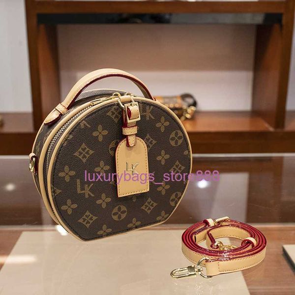 

store bags are sold y new light luxury round women's old flower printed single shoulder diagonal straddle