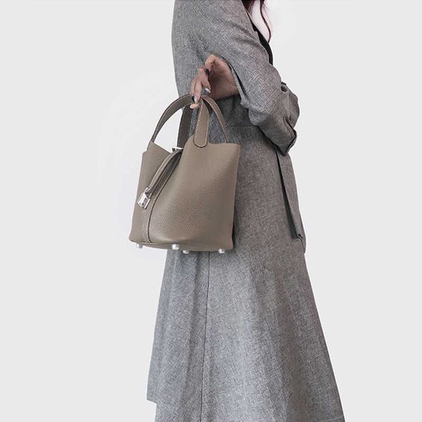 

designer herme bags for women vegetable basket genuine leather women's autumn and winter children's small crow