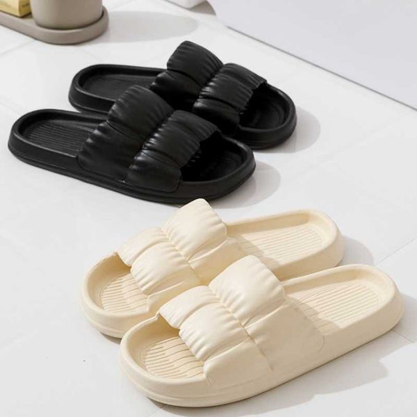 

slippers women summer hollow outdoor pool sandals garden beach shoes water shower flip flops lightweight message mules y2302, Black