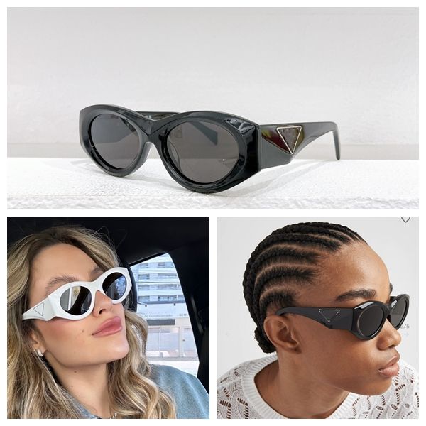

pr20zs designer sunglass women eyeglasses outdoor shades pc frame fashion classic lady sun glasses mirrors for womens luxury sunglasses gogg, White;black