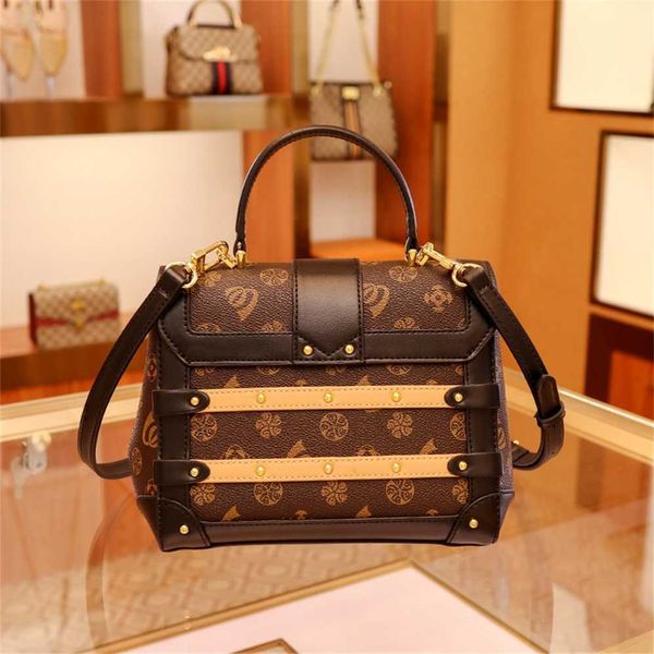 

79% off bags outlet store lock buckle simple small square leather presbyopia portable women's summer new fashion high sense single shou