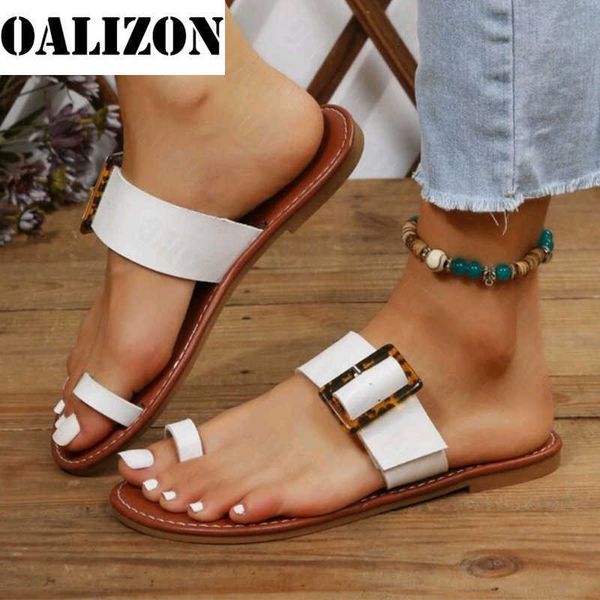 

sandals sandals summer women clip toe flats slippers 2023 new fashion slingback flip flops casual beach shoes slides trend femme zapatos g23, Black