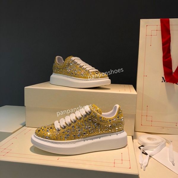 

2023 designer leather sneakers shoes men women cushioned platform cushion sole flats casual shoe size34-46 yn220504, Black