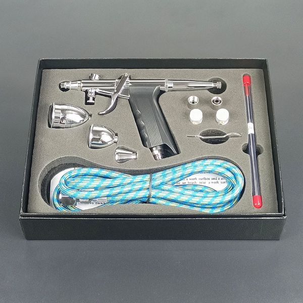 

skin cleaning oxygen airbrush kits 0.2mm 0.3mm 0.5mm needle nozzles spray gun tattoo nail art makeup airbrush handle