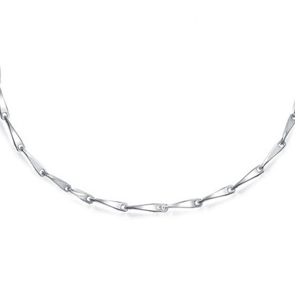 

925 sterling silver melon seed chain fashion necklace 16 24 26 inch for women