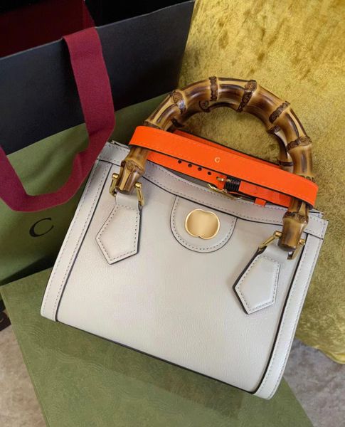 

classic new genuine leather totes crossbody bags women's marmont diana cleo handle bamboo handbags fashion hobo shoulder luxury designe