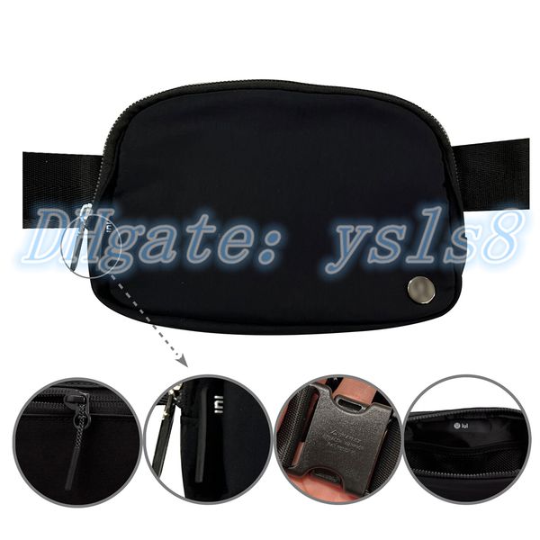 

lulu's new bag yoga lulu everywhere luxury fleece chest belt bum bag lulul womens woman nylon outdoor sport bumbag designer wallet teed