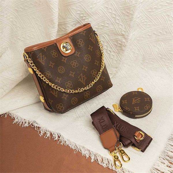 

60% off handbags online usa louisino autumn and winter new bucket women's chain wide strap advanced sense letter single shoulder crossb