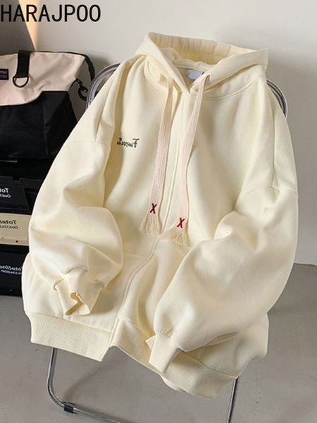 

womens hoodies sweatshirts harajpoo solid chic oversized hoodies women spring fall loose hooded draw string pullovers full sleeves casual cl, Black