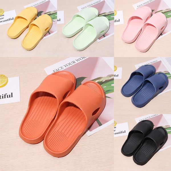 

slippers man women foam slippers home summer indoor non-slip bathroom couple cool orange green pink yellow blue gray black beach shoes l
