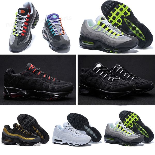 

95 95s running shoes trainers sport sneakers women men dark driftwood khaki total orange off noir volt light charcoal beige multi mens des c