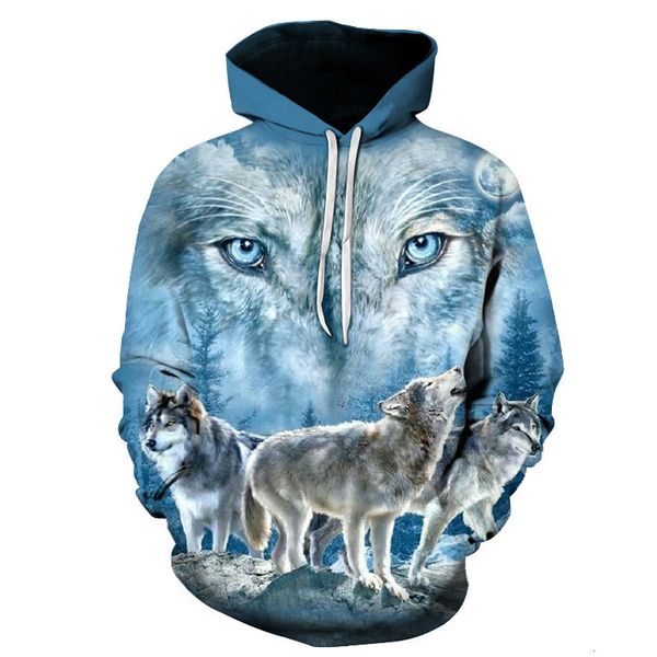 

men's hoodies sweatshirts for and women 3d printing ferocious wolf head sweatshirt kids fashion hip hop casual coat clothing 230206, Black