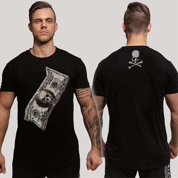 

designer handsome t shirt pullover clothes male for holiday asian size s-4xl, White;black