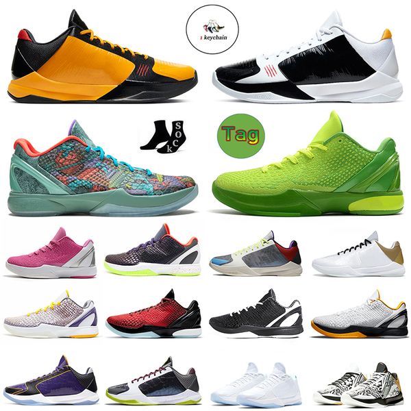 

kobes grinch 6 mambas basketball shoes men 5 protro tucke bruce lee del sol mambacita grinches chaos lakers mens outdoor sports trainers sne