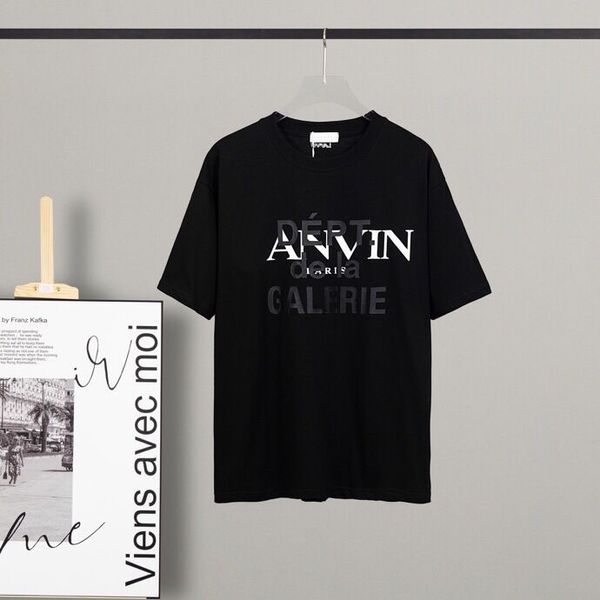 

2023 summer mens women designers t shirts loose tees fashion brands man s casual shirt luxurys clothing street shorts sleeve clothes tshirt, Black;brown