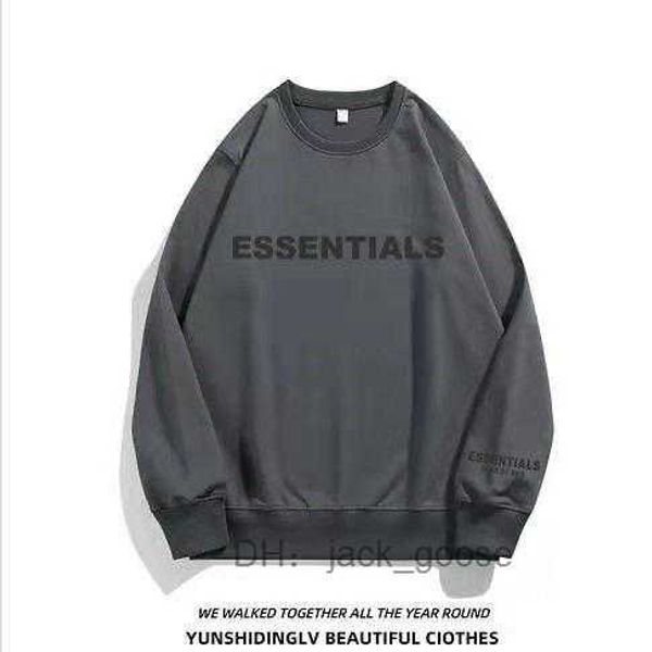 

designer ess mens womens streetwear pullover sweatshirts loose lovers essentials letters casual fleece sweater 13, Black
