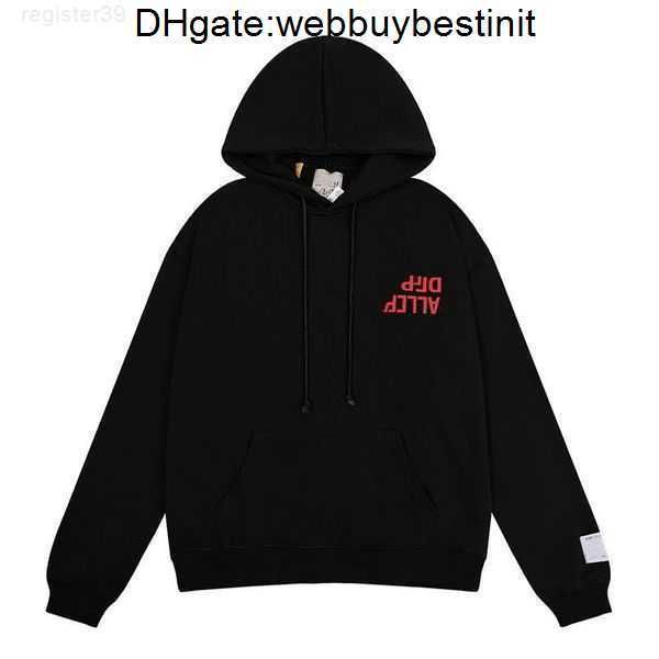 

men's hoodies galleryes sweatshirts 2022 american fashion brand gary dept inverted printed cotton women's casual hoodie 2hucd p2j1, Black